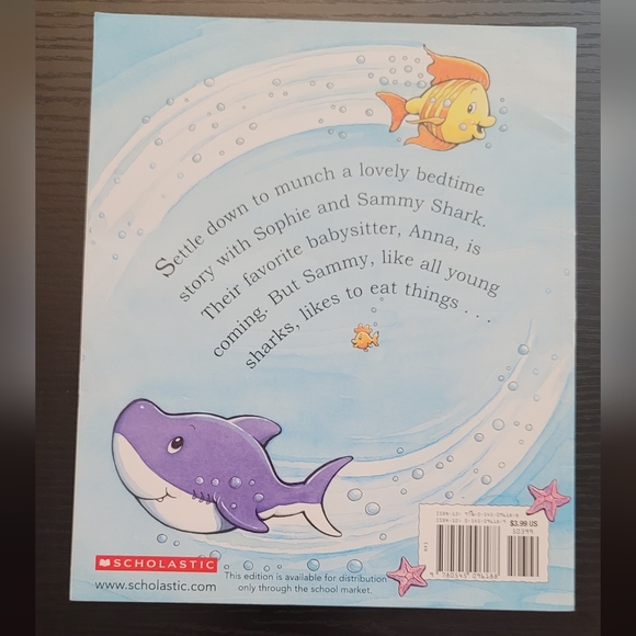 Don't eat the Babysitter paperback book Shark sharks marine life Nick Ward - Picture 2 of 4